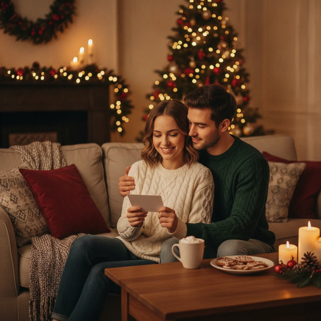 Short Christmas Card Message for Girlfriend (messages) — Christmas card message guide visual