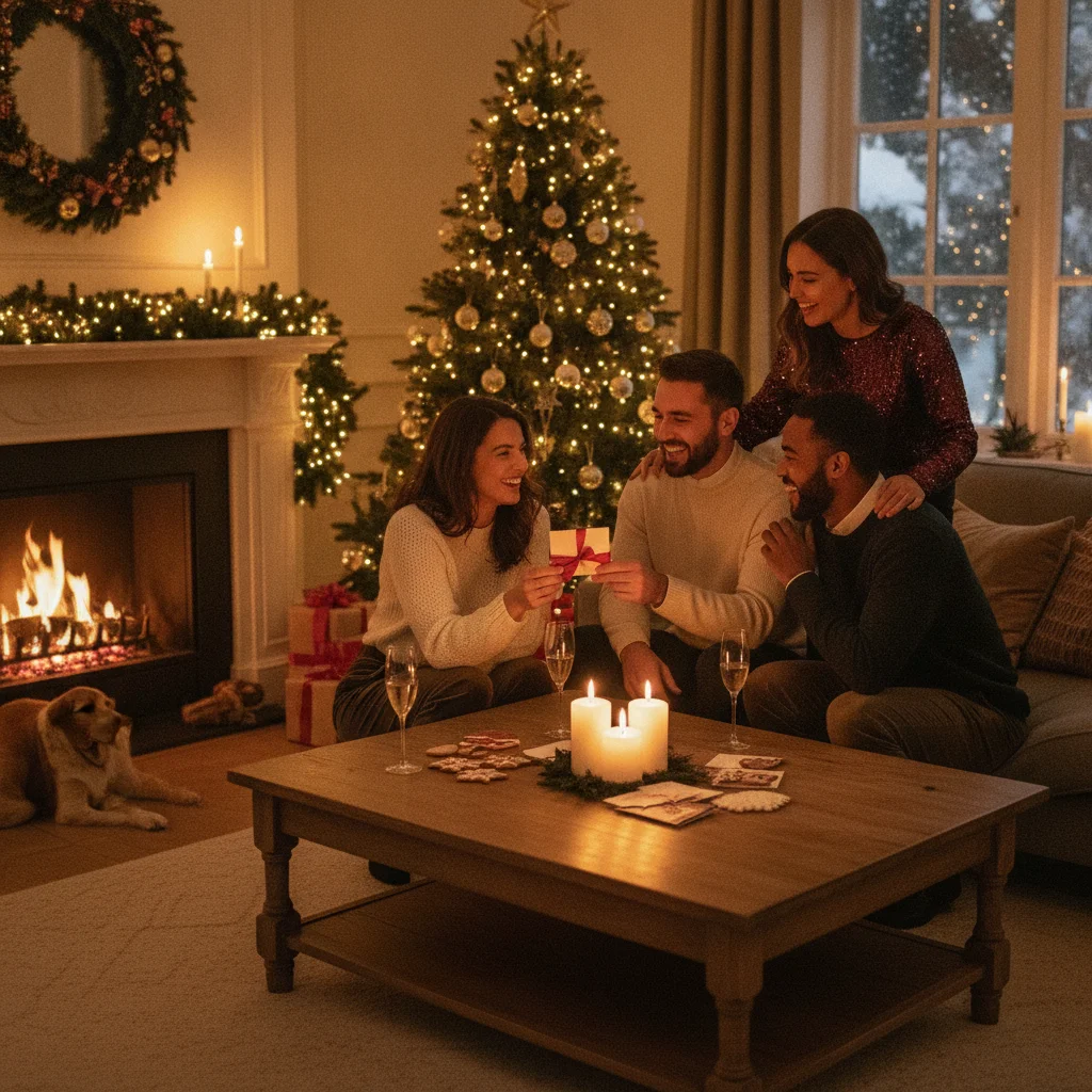 Short Christmas Card Message for a Host — short christmas card message for host (messages) — Christmas card message guide visual