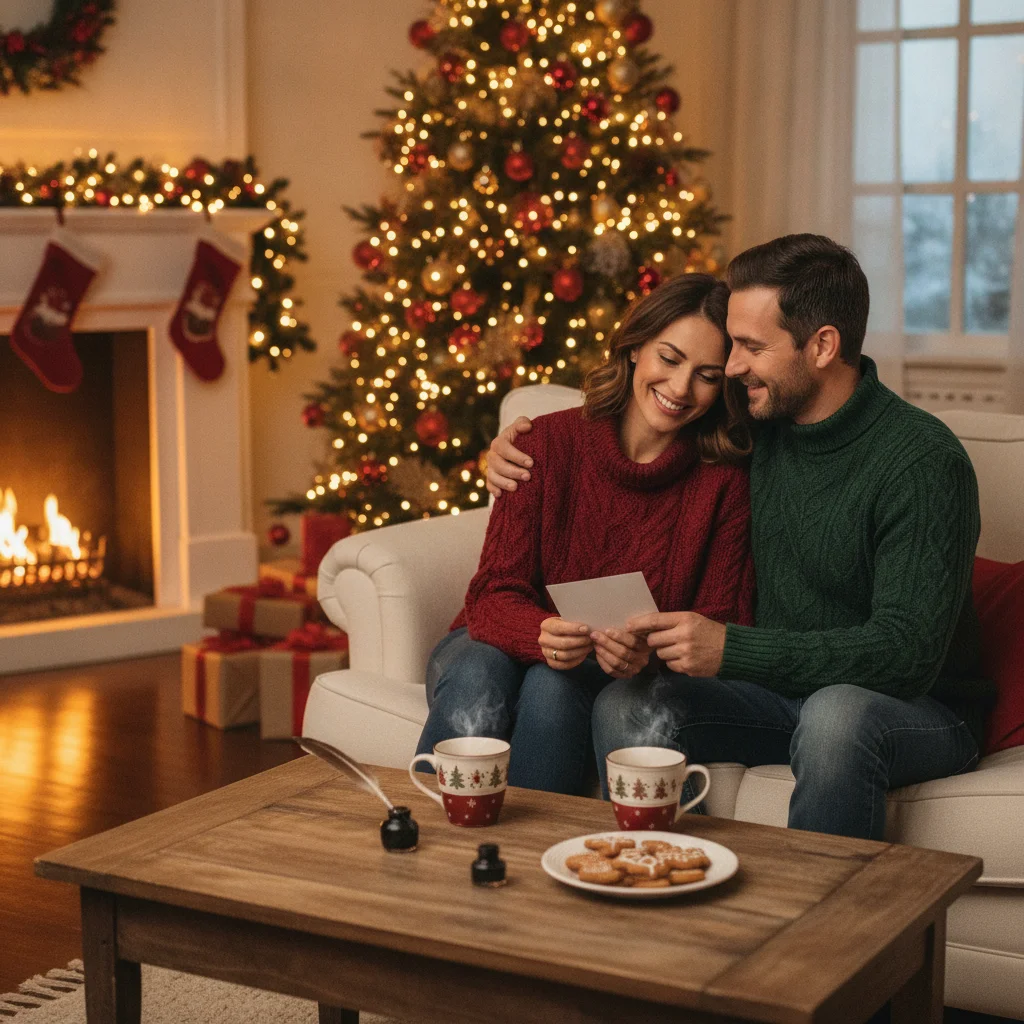 Short Christmas Card Message for Husband (messages) — Christmas card message guide visual