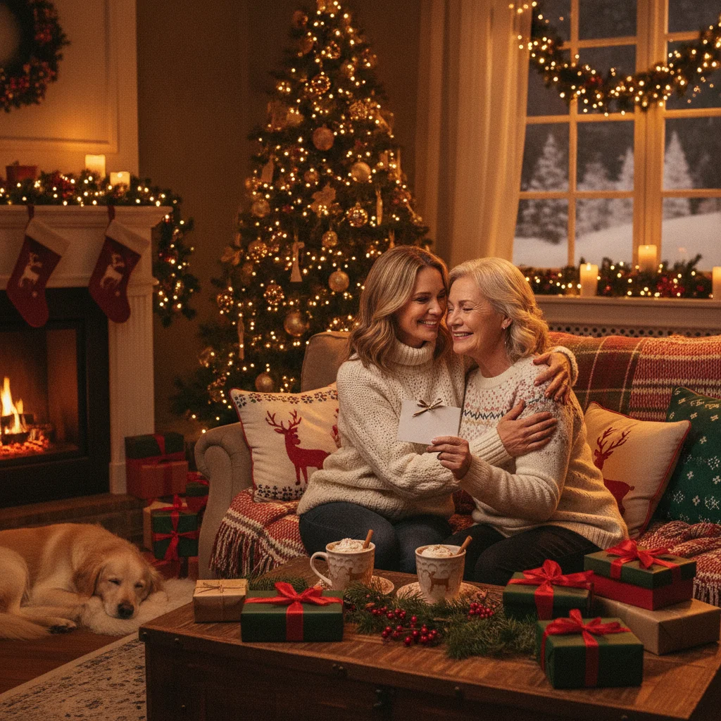 Short Christmas Card Message for Mom (messages) — Christmas card message guide visual