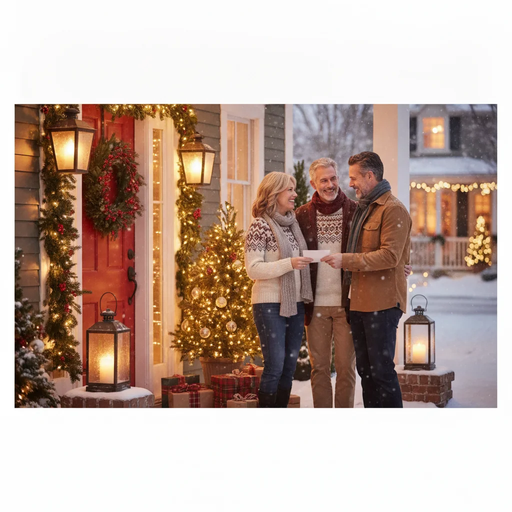 Short Christmas Card Message for Neighbors (messages) — Christmas card message guide visual