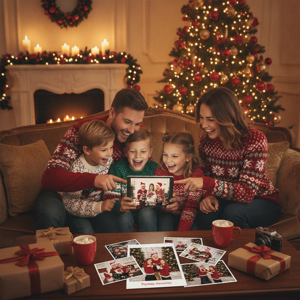 PiXmas App Review: Is It Worth Using for Christmas Photos? (best apps) — festive Christmas photo example