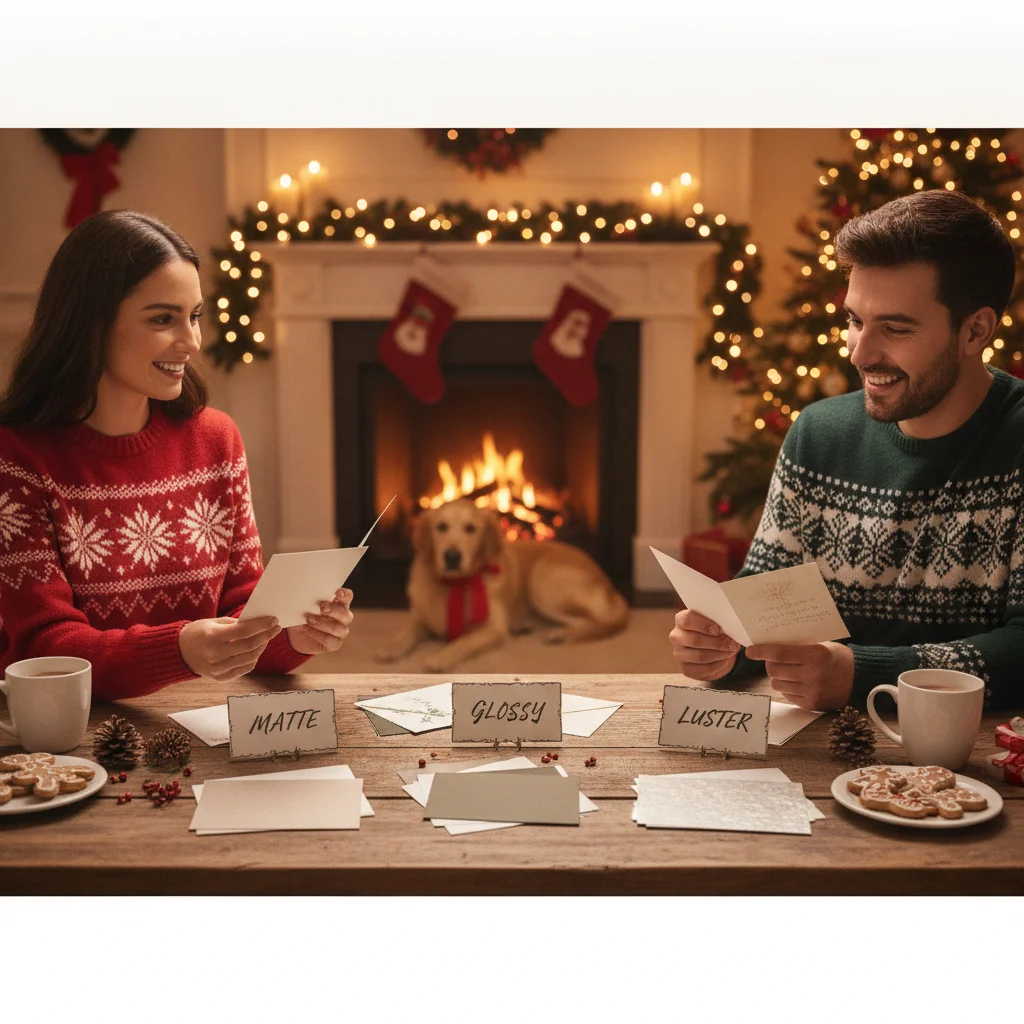 Matte vs Glossy vs Luster: Which Paper Finish Is Best for Christmas Cards? — best paper finish for christmas cards matte vs glossy vs luster (printing mailing) 