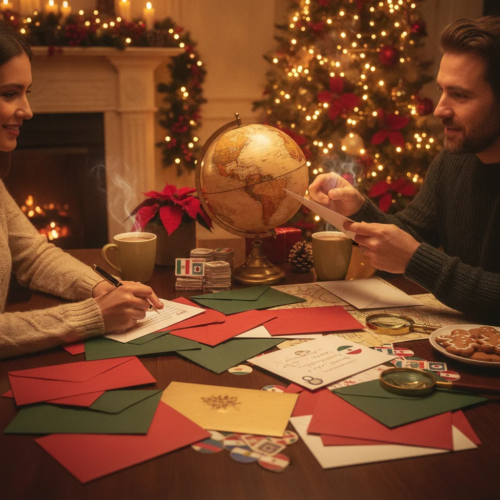 How to Properly Address Christmas Card Envelopes for International Delivery — how to address christmas card envelopes for international mail (printing mailing)
