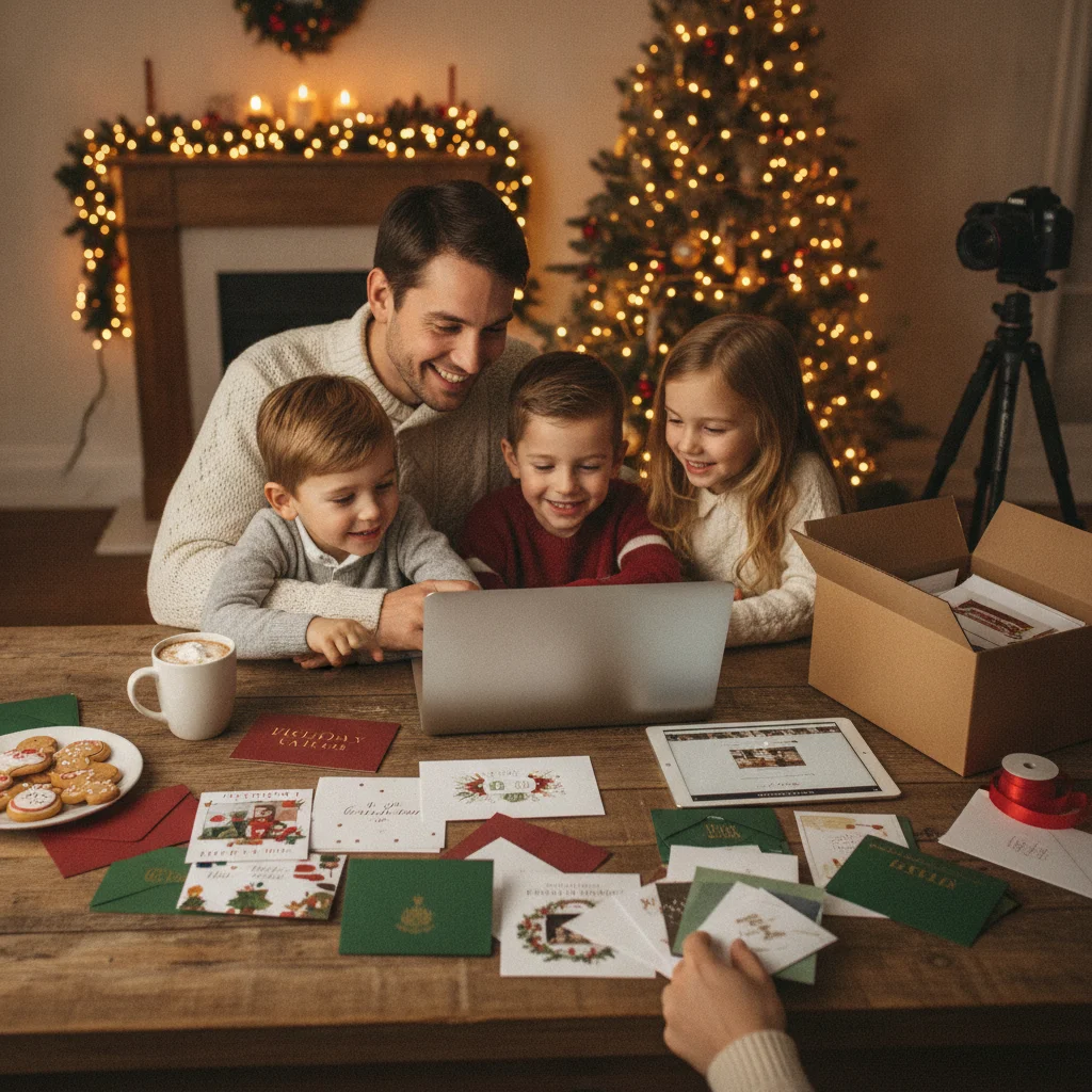 How Do You Prepare and Submit Christmas Cards to a Professional Print Shop? — how to order Christmas card printing from a print shop (printing mailing) — Christ